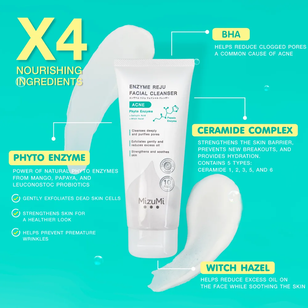 MizuMi Enzyme Reju Facial Cleanser Acne
