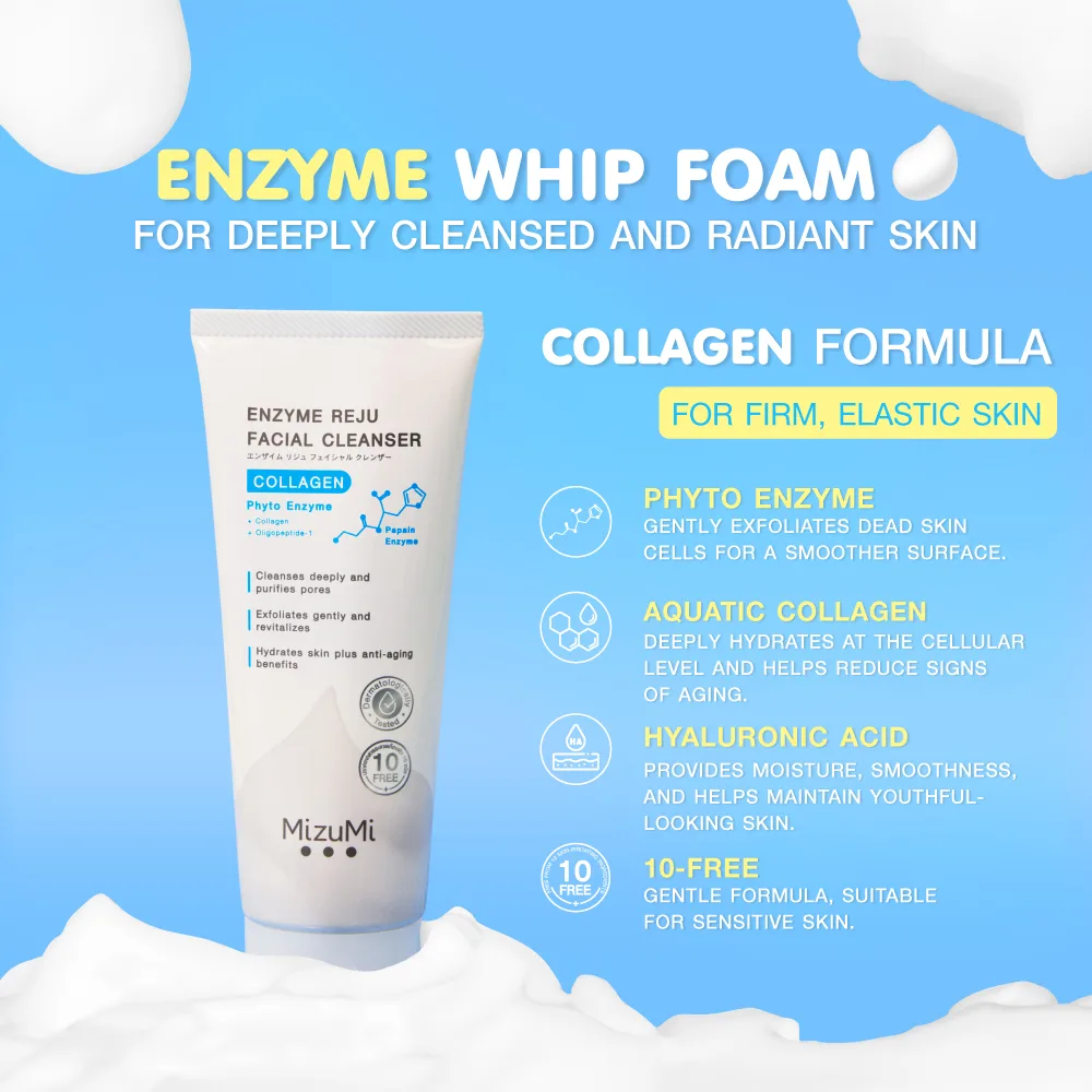 MizuMi Enzyme Reju Facial Cleanser Collagen