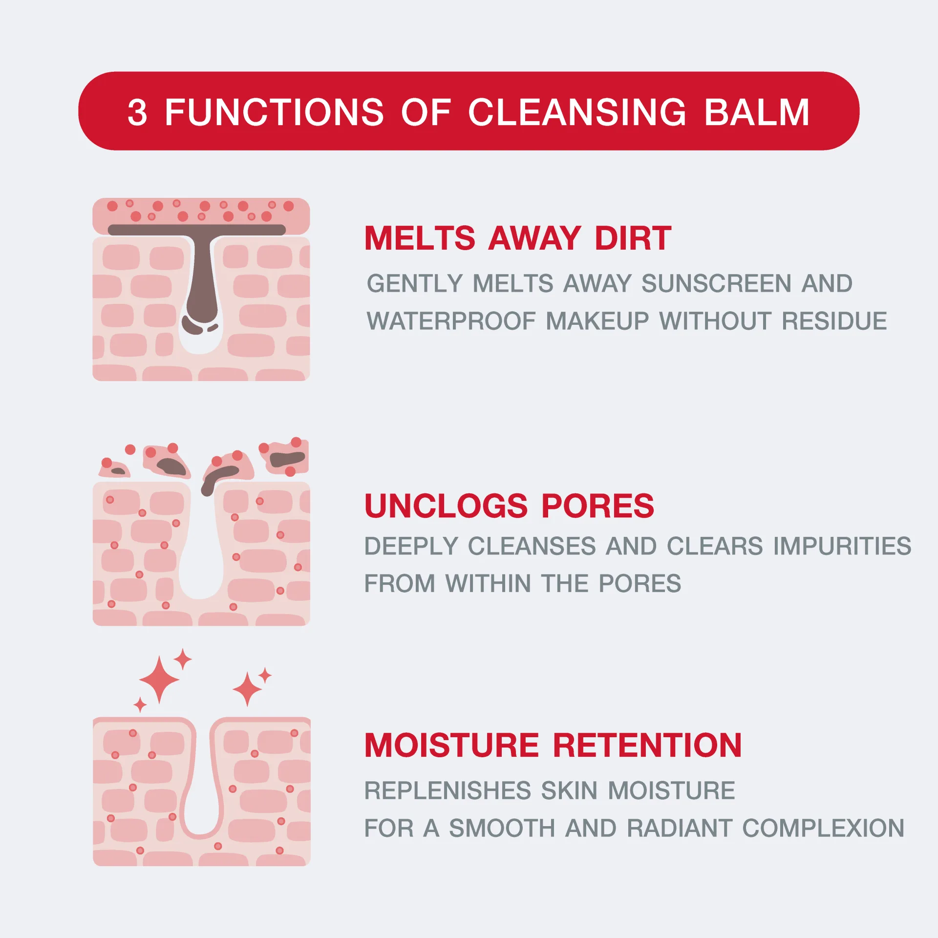 MizuMi 3-In-1 Melt Away Cleansing Balm Charcoal
