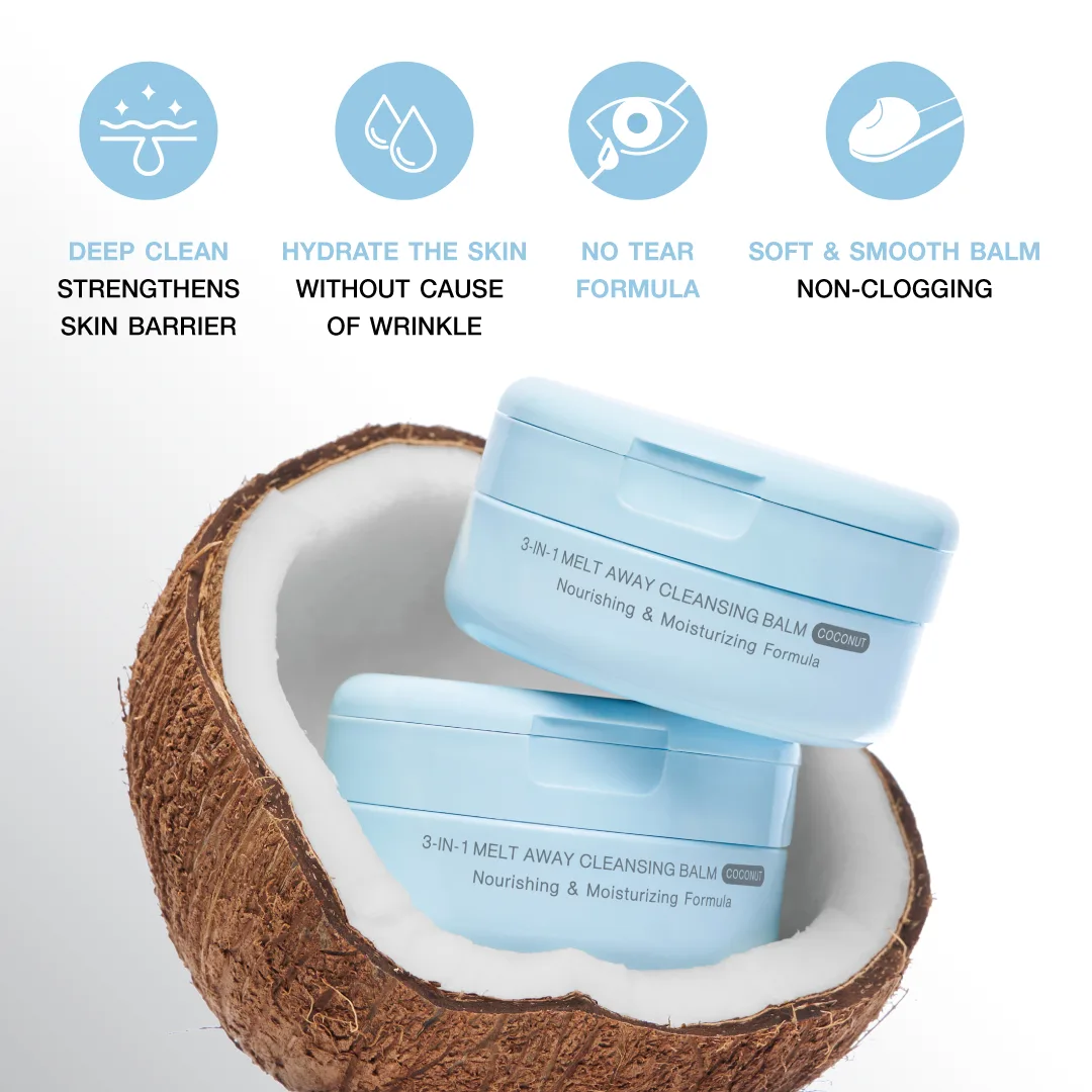 MizuMi 3-In-1 Melt Away Cleansing Balm Coconut