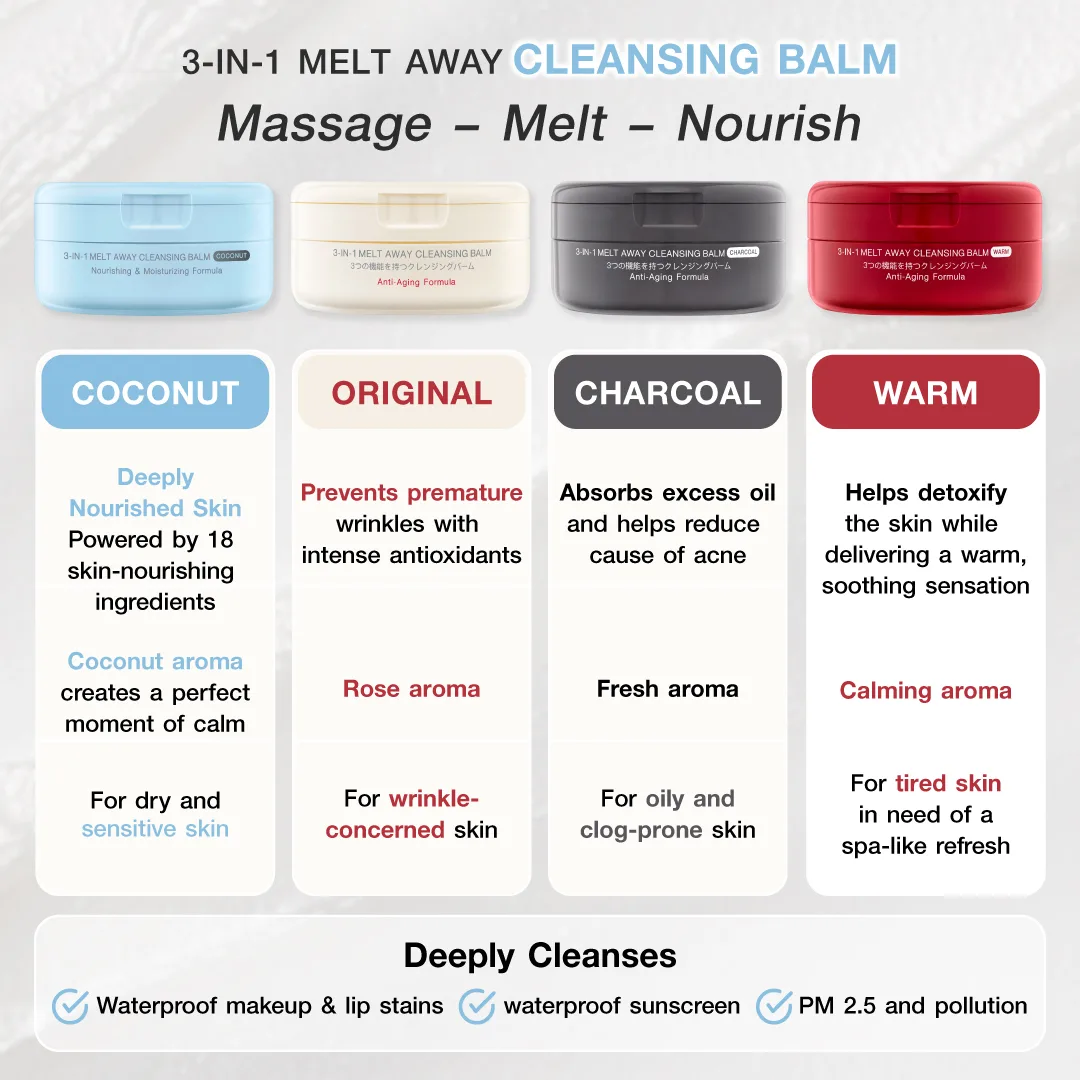 MizuMi 3-In-1 Melt Away Cleansing Balm Coconut