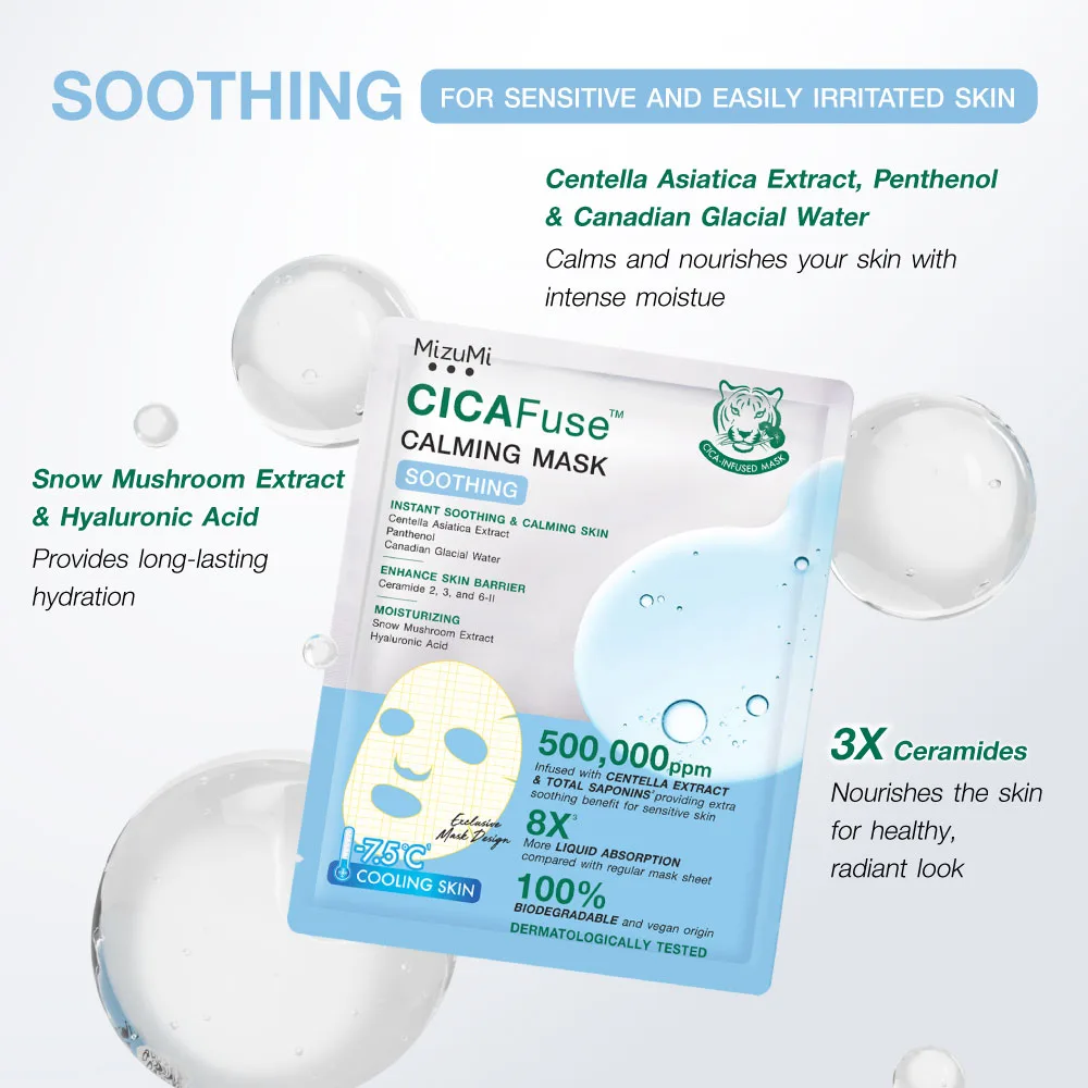 MizuMi CICAFuse Calming Mask Soothing