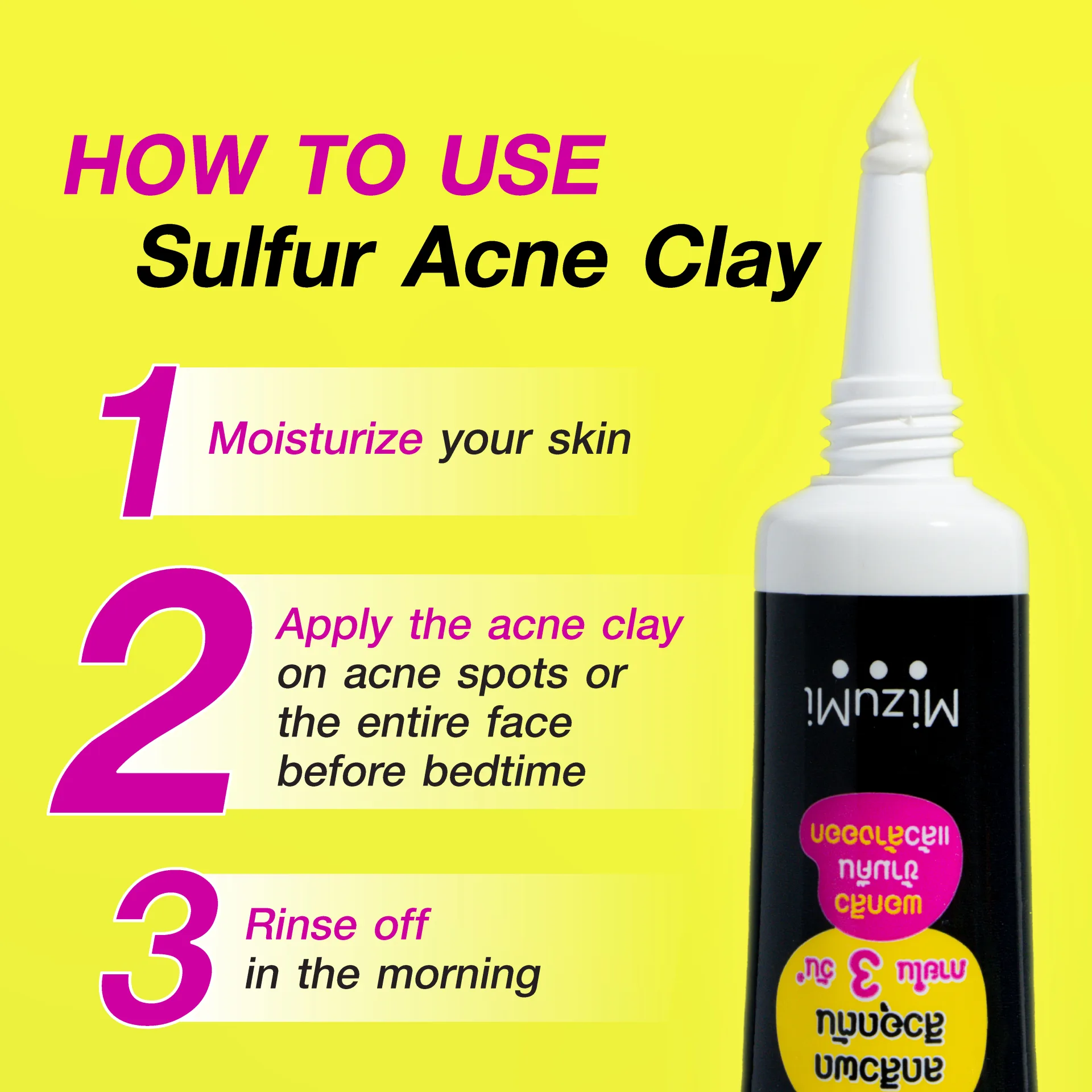 MizuMi Sulfur Acne Clay