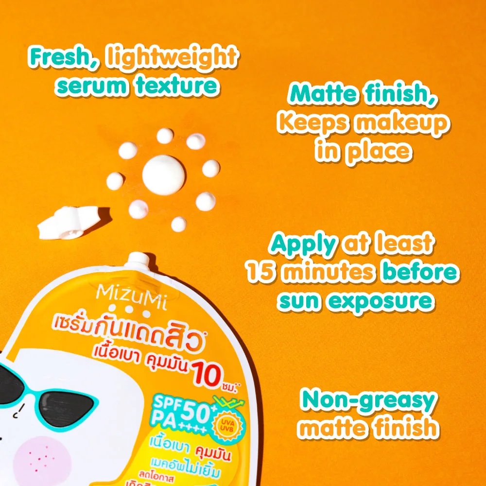 MizuMi UV Acne Matte Serum SPF50+ PA++++