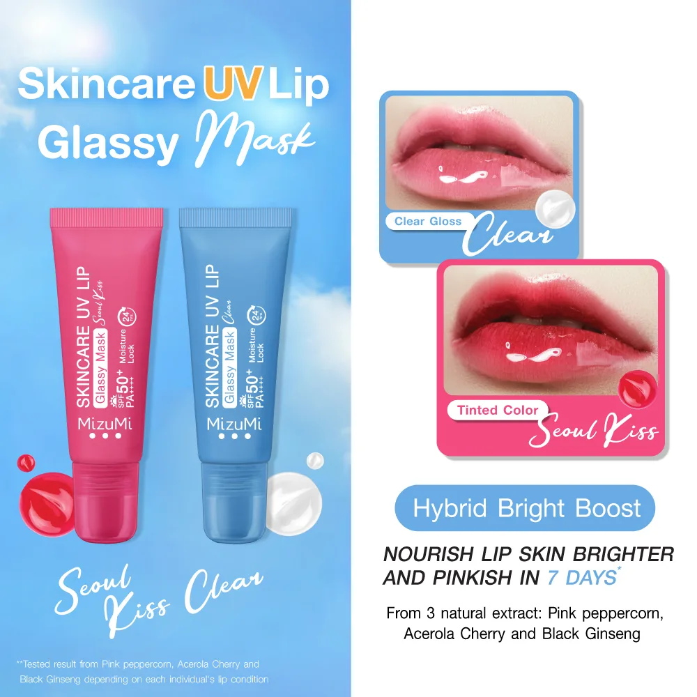 MizuMi Skincare UV Lip Glassy Mask SPF50+ PA++++