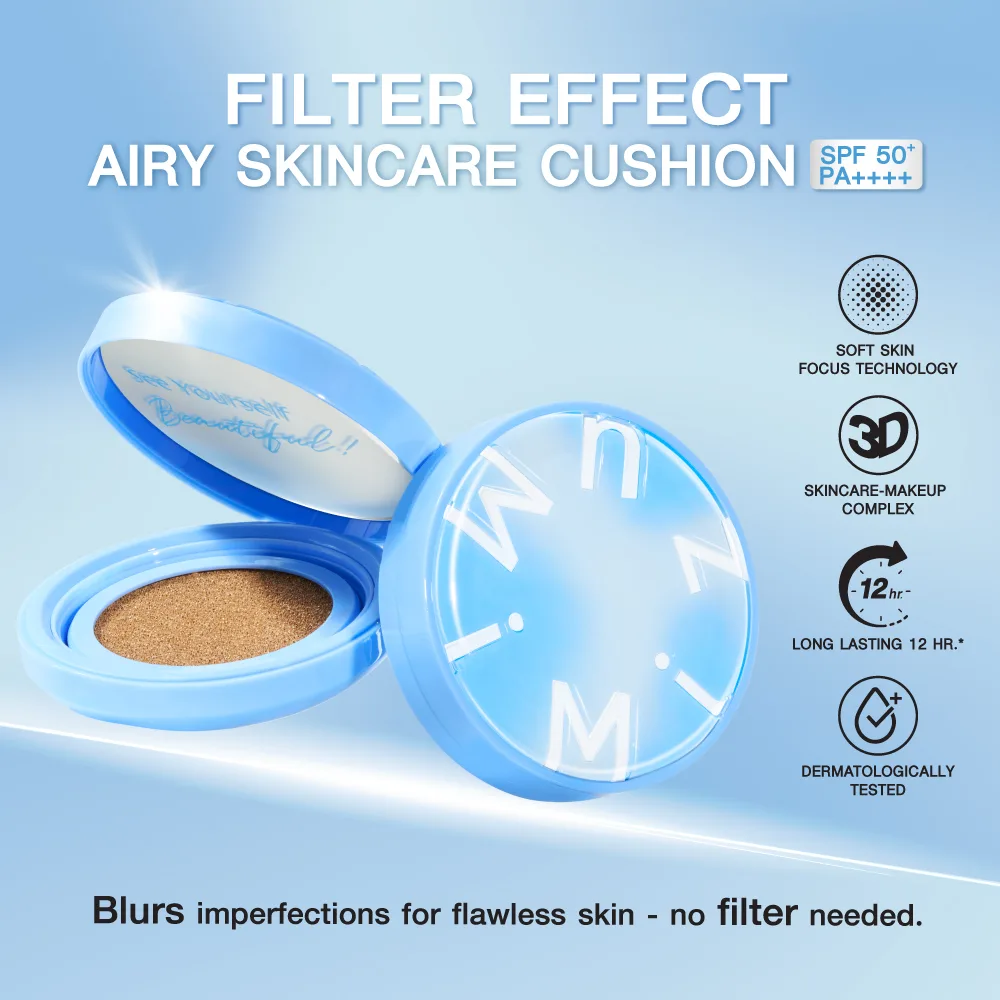 MizuMi Filter Effect Airy Skincare Cushion SPF50+ PA++++