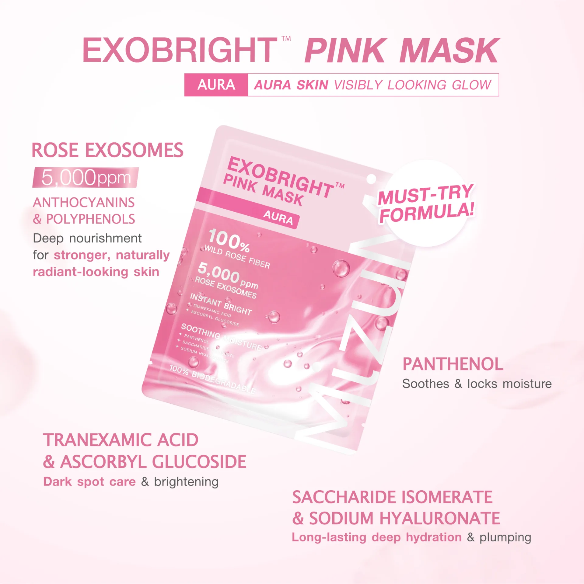 EXOBright Pink Mask Aura