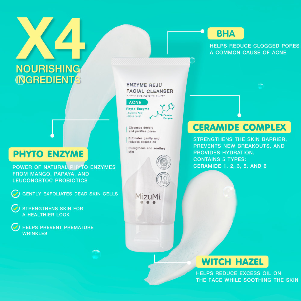 MizuMi Enzyme Reju Facial Cleanser Acne